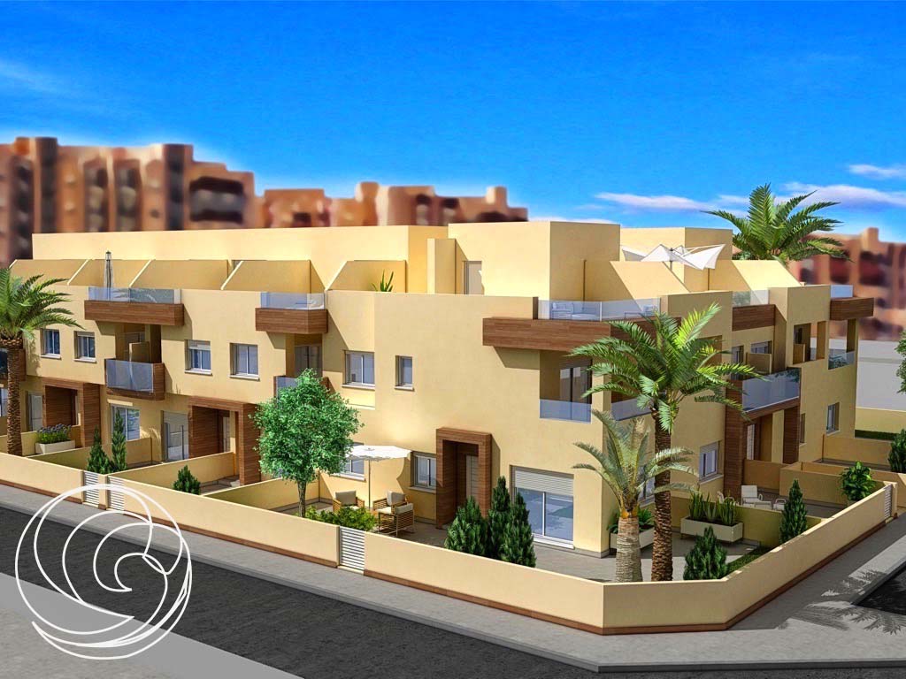 Duplex in La Manga del Mar Menor, Costa Cálida, Spanje